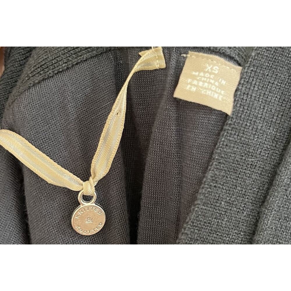 Knitted & Knotted | Halter Wool Blend Metallic Sweater Dress Anthropologie XS - Picture 7 of 7